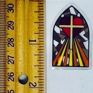 🌀10/$10🌀 Holographic Mosaic Window Reusable Sticker Decal